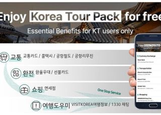 KT 로밍 쓰고 한국여행 손쉽게...'코리아 투어팩' 출시