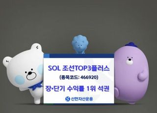 신한운용, 조선 TOP3 플러스 장단기 수익률 1위