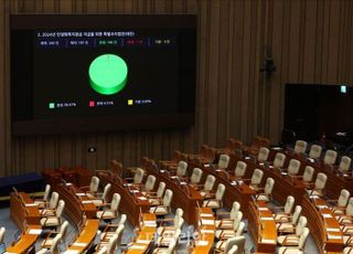 與 "민주당, 13조 현금살포법 강행…오로지 악법만 밀어붙여"