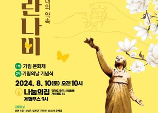 경기도, 10일 일본군 ‘위안부’ 피해자 기림의 날 행사