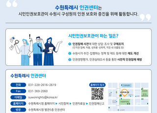 수원특례시, 사회복지시설 종사자·공무직 등 대상으로 인권침해 실태조사