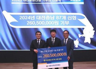 대전충남지역 87개 신협, 2억6000만원 기부금 쾌척