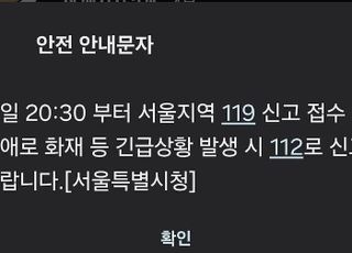 서울지역 119 신고 장애 발생…45분만에 복구