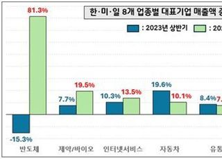 한국 기업 매출 성장세, 美‧日 앞섰다…반도체‧바이오‧자동차 '선전'