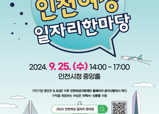 2024 인천여성 일자리 한마당…“인천시청에서 개최”