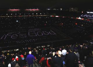 미식축구 경기장에 뜬 'Life’s Good', LG전자 글로벌 이벤트