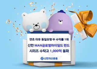 신한MAN글로벌하이일드 펀드시리즈, 수탁고 1천억 돌파