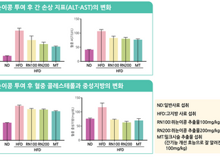 쥐눈이콩 비알코올성 지방간 개선…ALT 혈중농도 40% 감소