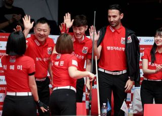 ‘김영원 퍼펙트큐’ 웰컴저축은행, SK렌터카 제치고 PBA 팀리그 2R 극적 우승