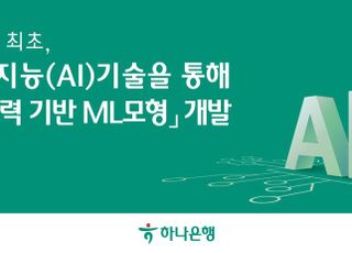 하나은행, AI기술로 기업 미래성장 가능성 평가