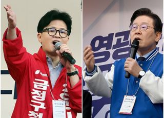 '가상 양자대결' 이재명 50.5%·한동훈 32.5% [데일리안 여론조사]