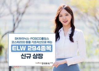 한투證, ELW 294종 신규 상장