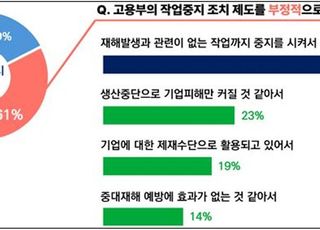 "중대재해 무관 작업까지 마비"…작업중지 명령‧해제절차 합리화해야