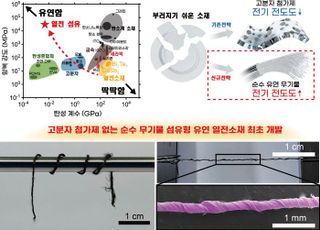 KAIST, 비스무트 텔루라이드 열전 섬유 개발…"안정적 열 에너지 성능 유지"