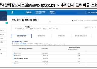 “100가구 이상 공동주택, 관리비 공개한다”…공동주택관리법 시행령 개정안 시행