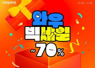 쿠팡, '와우 빅세일' 진행…최대 70% 할인