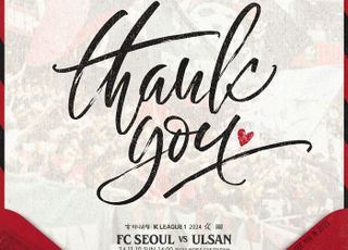 '46만' FC 서울, 홈 최종전서 최다 관중 감사 이벤트