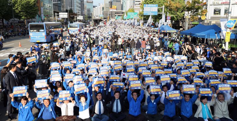 민주당, 오늘 서울서 2차 장외집회…한동훈 "판사 겁박 무력시위"