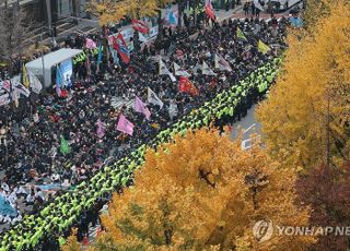 평일 도심 집회에 지하철 준법투쟁 겹쳐…혼란한 퇴근길