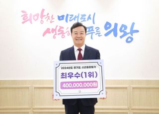 의왕시, 경기도 시군종합평가 1위…재정 인센티브 4억원 확보