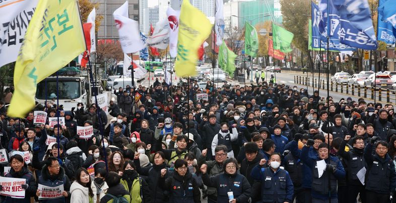 "불법계엄 윤석열 퇴진!" 민주노총, 정치파업은 합법인가 [박영국의 디스]