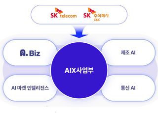 SKT, SK C&amp;C와 AI B2B 사업 본격화...AIX사업부 출범