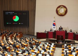 '헌정사상 초유' 감액 예산안, 야당 주도 본회의 일방 통과