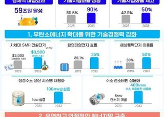 무탄소에너지 생태계 조성 추진…경제적 파급효과 59조원 달성 추진