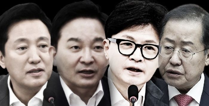 오세훈 19.0%·한동훈 18.8%·홍준표 17.4%·원희룡 14.4%…與 대권주자 '4강 구도' 뚜렷 [데일리안 여론조사]