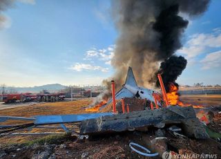 [속보] 소방청 "무안공항 여객기 사망자 현재까지 62명…임시 안치"