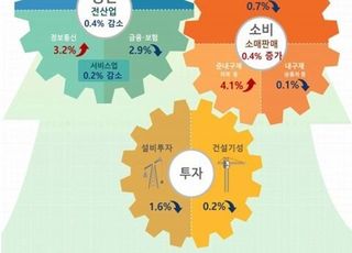 11월 생산 0.4%·설비투자 1.6↓…소매판매 0.4% 증가