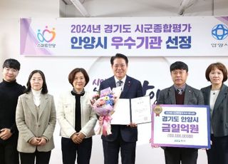 안양시, 경기도 시군종합평가 우수기관 선정…상사업비 1억원 확보