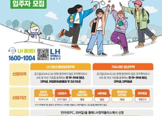 LH, 청년·신혼부부 매입임대 2814가구 6일부터 청약 접수