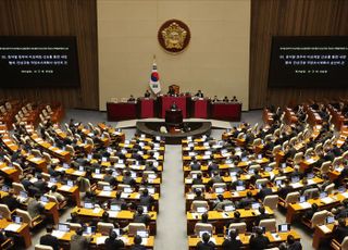 [속보] '외환 혐의 뺀' 야당 발의 내란특검 수정안 국회 본회의 통과