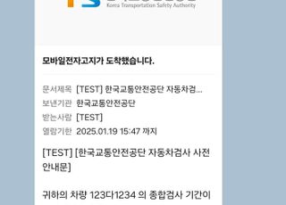 TS, 자동차 검사 가능 기간 122일로 확대…검사 안내도 4회로