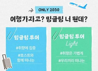 하나투어, 2030 전용 '밍글링 투어 Light' 론칭