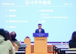 효성티앤씨, 임시주총서 '효성화학 특수가스사업 인수' 의결