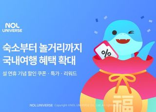 놀유니버스, 설 연휴 기간 국내여행 혜택 강화…숙소·놀거리 특가