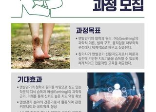 국제맨발걷기협회, 전문지도자 과정 참가자 모집