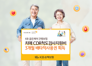 KB손보, 치매 CDR척도검사지원비 배타적사용권 획득