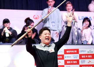 ‘설날 왕좌’ 지킨 조건휘, 조재호 꺾고 PBA 통산 2회 우승