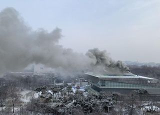 용산 국립한글박물관 화재로 소장품 국립중앙박물관 이송