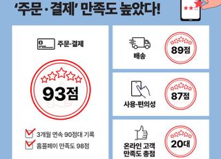 홈플러스 온라인, 고객 만족도 조사 실시…‘주문·결제’ 영역 90점대 기록