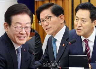 이재명 46.6% vs 김문수 38.1%, 이재명 46.9% vs 오세훈 32.1% [데일리안 여론조사]