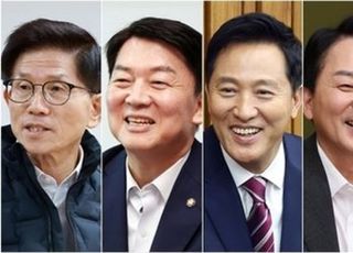 '범여권 후보 적합도'…김문수 38.8% 오세훈 14.7% 홍준표 13.7% 한동훈 12.0% [데일리안 여론조사]