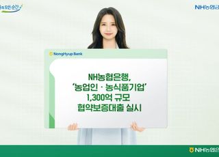 농협은행, ‘농업인·농식품기업’ 1300억원 규모 협약보증대출 실시