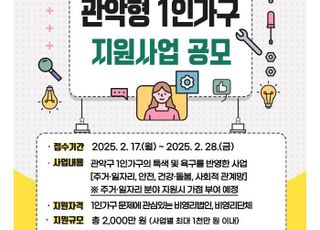 서울 관악구, 1인 가구 지원 민관협력 사업 공모