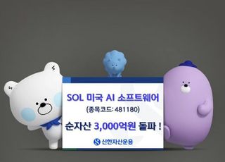 신한운용, ‘SOL 미국AI 소프트웨어’ 순자산 3000억 돌파