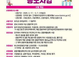 성남시, 공동주택 공동체 활성화 사업 공모…단지 당 200만~1000만원 지원