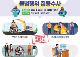 경기도, 폐섬유·폐의류 무단소각 등 불법행위 집중 수사